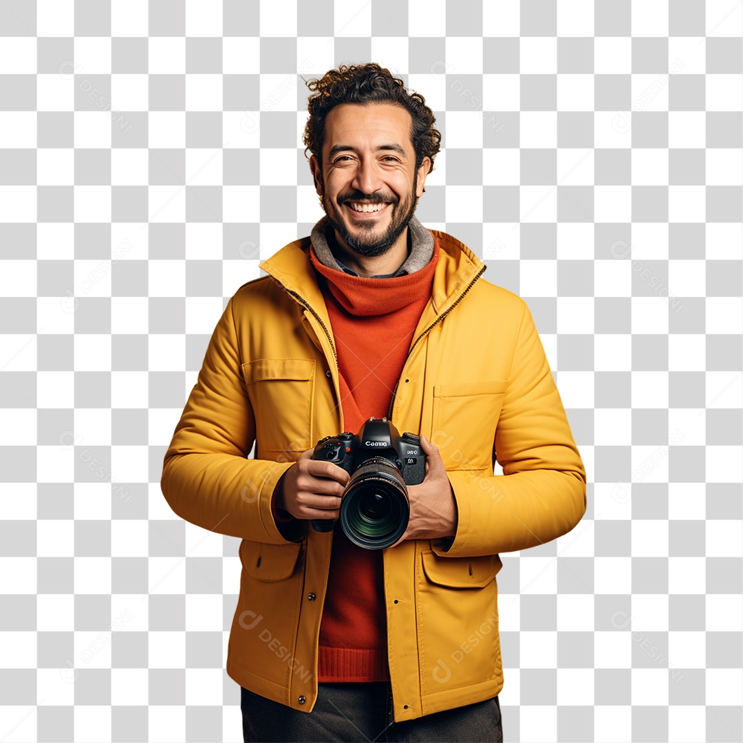 Homem Fotógrafo PNG Transparente