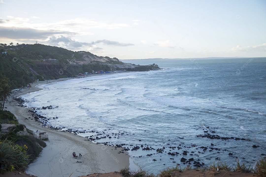 Paisagem da linda praia