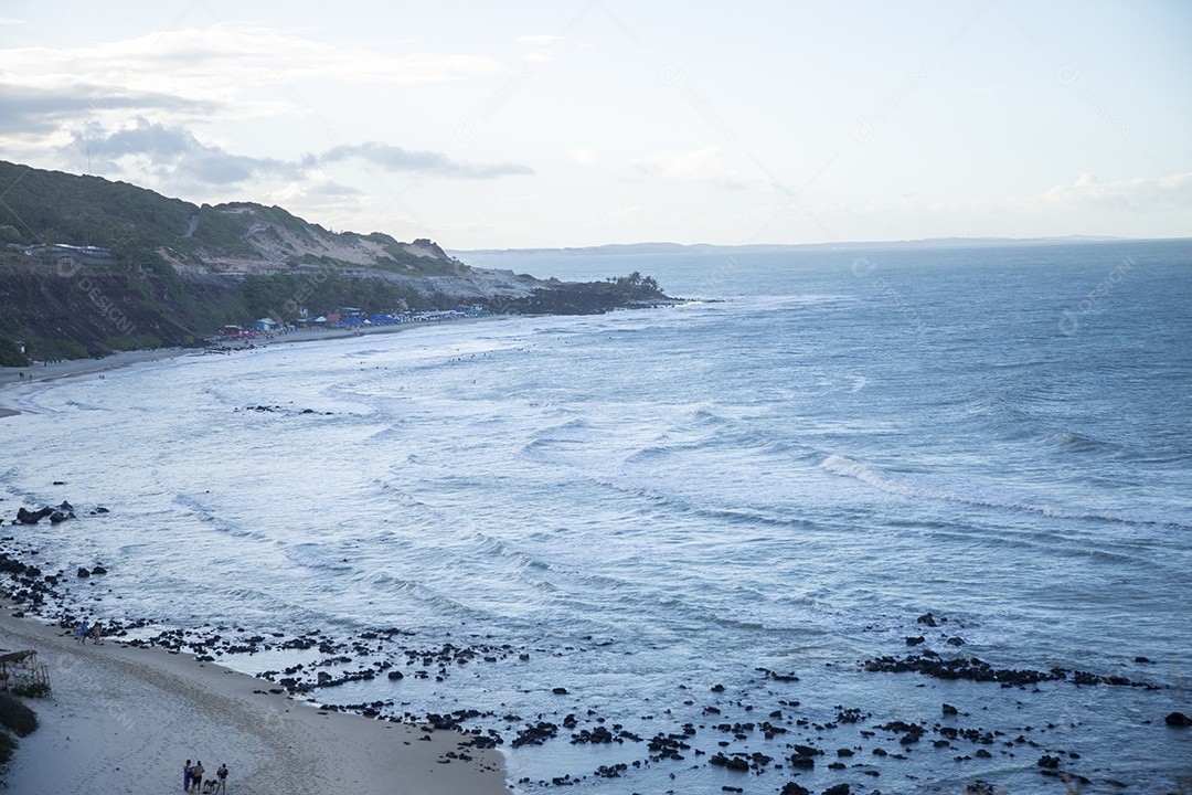 Paisagem da linda praia