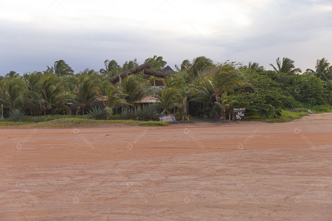 Paisagem de uma linda praia brasileira