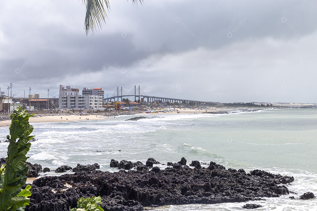 Paisagem da linda praia