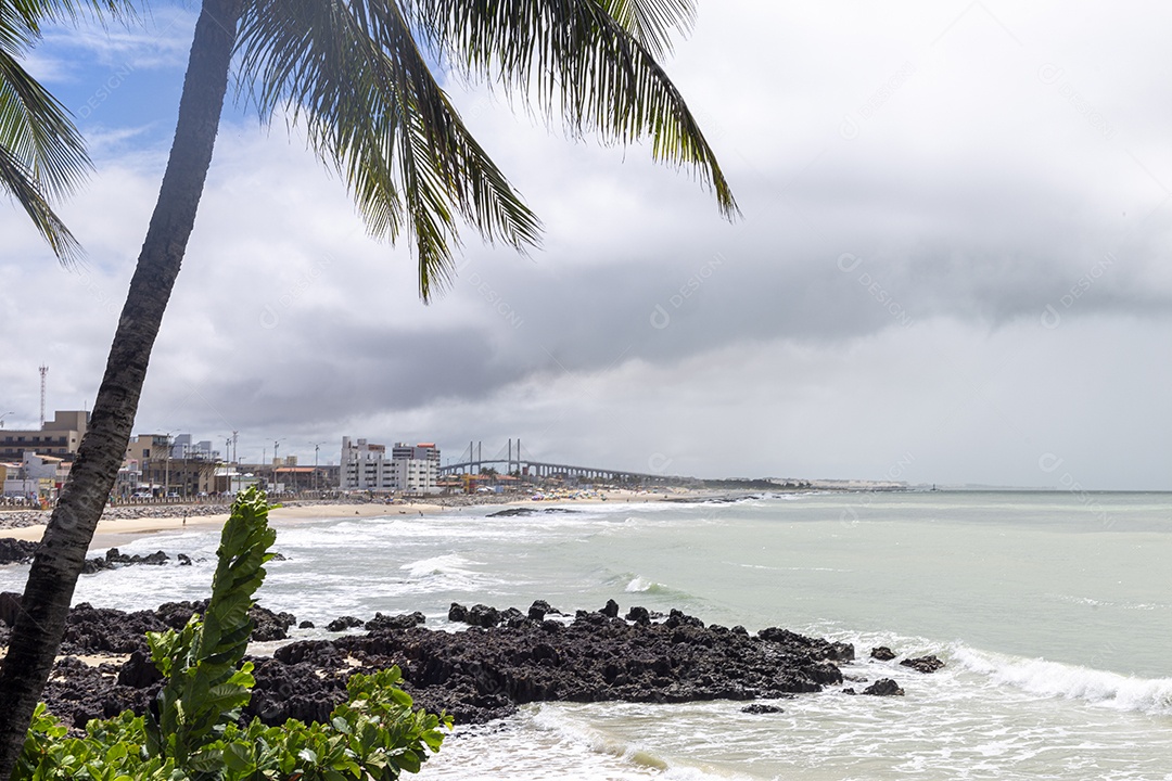 Paisagem de uma linda praia brasileira