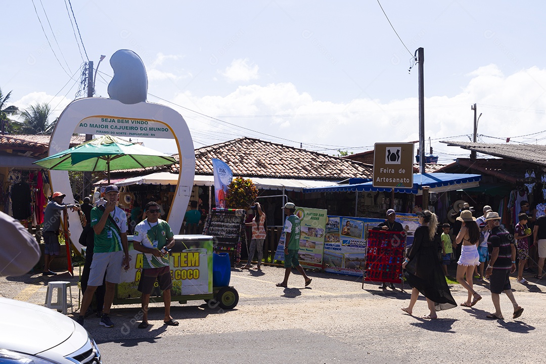 Centro turístico da cidade do Rio Grande do Norte