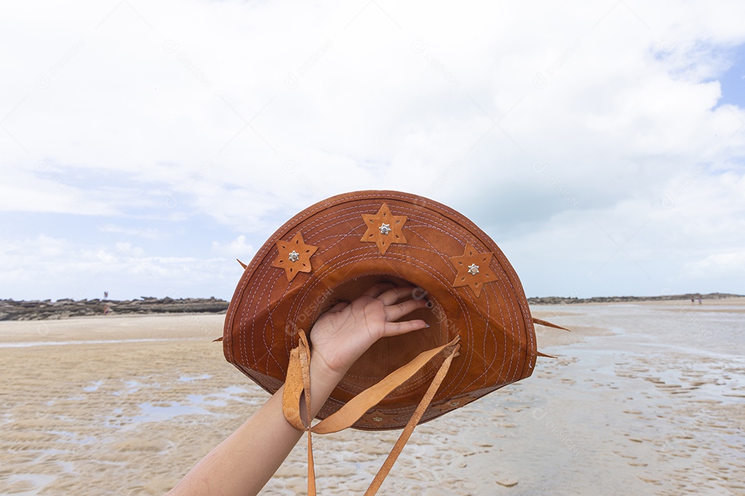 Paisagem de uma linda praia brasileira