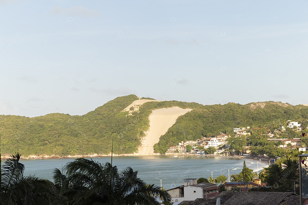 Paisagem da linda praia brasileira