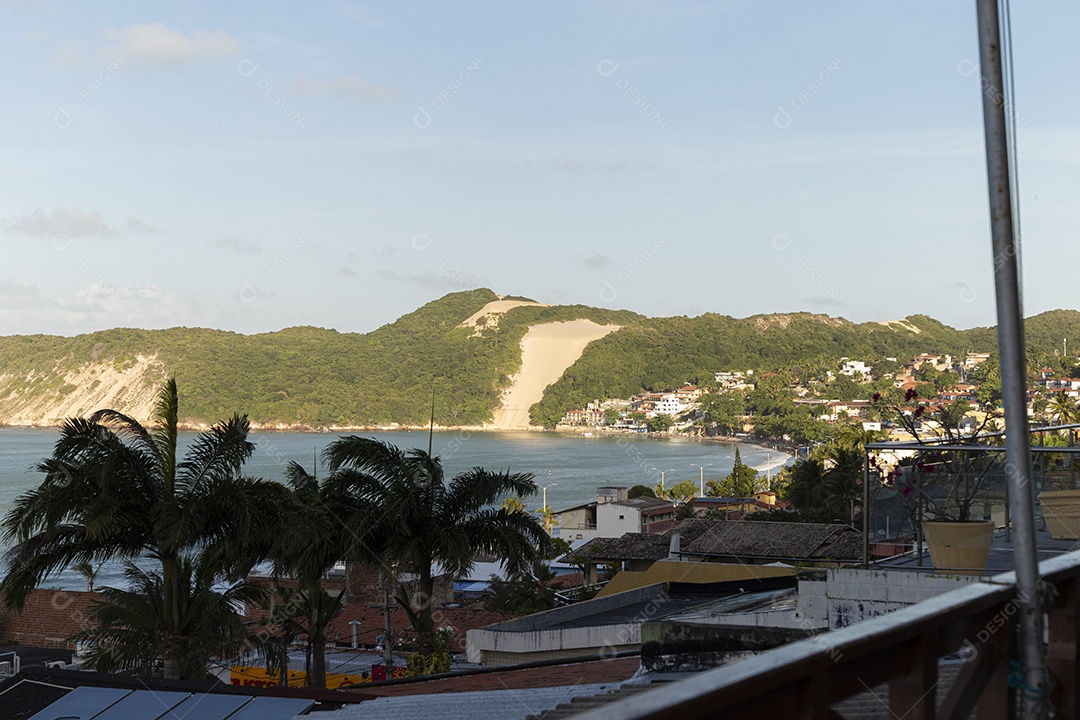 Paisagem da linda praia brasileira