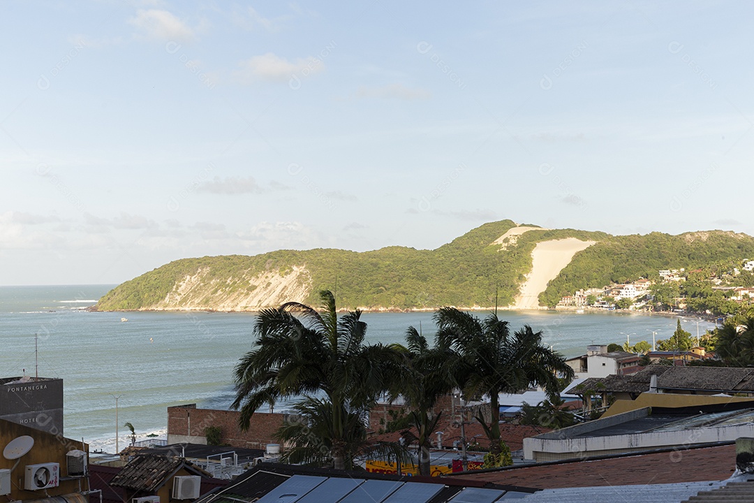 Paisagem da linda praia brasileira