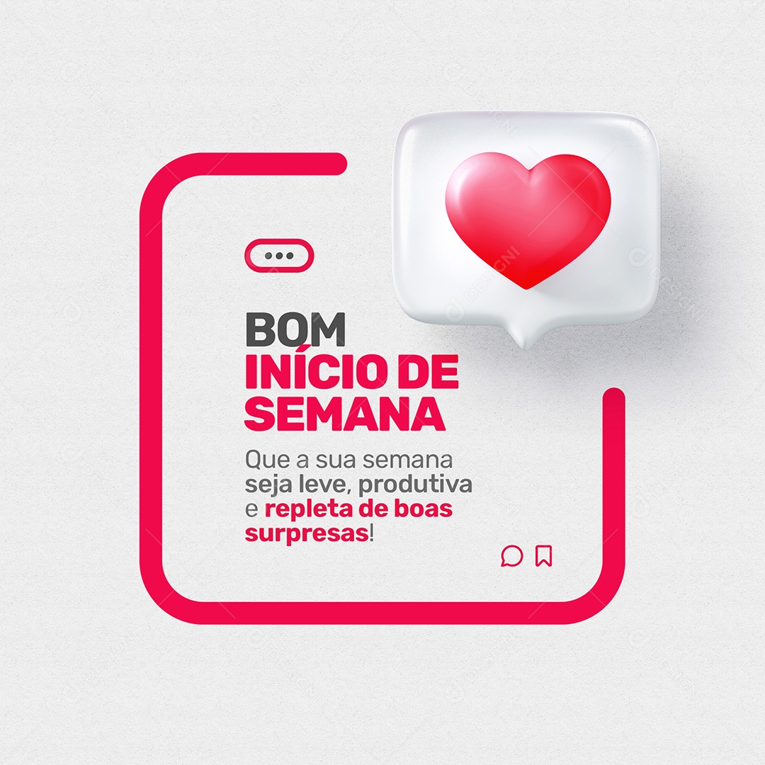 Social Media Bom Inicio De Semana Frase Motivacional PSD Editável