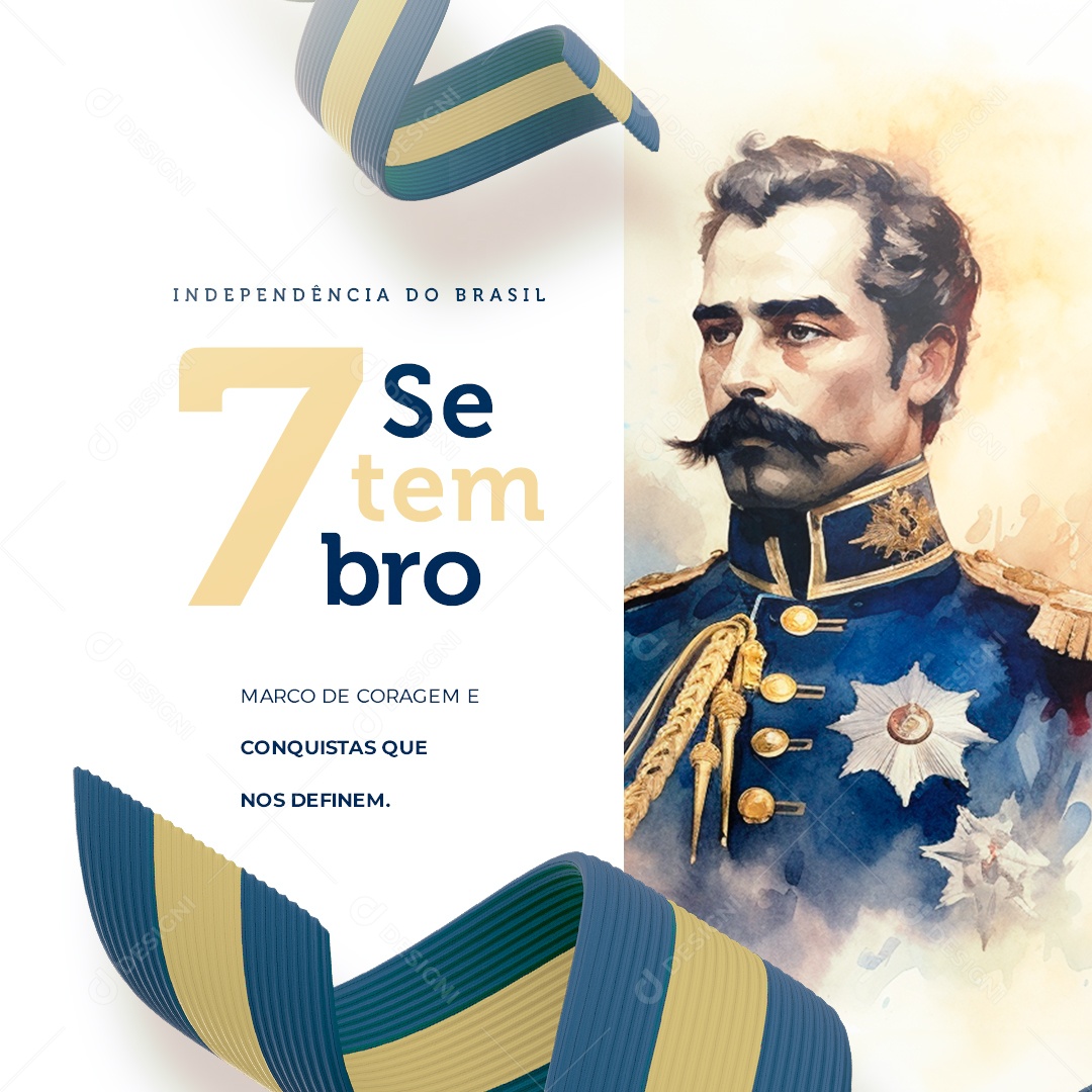 Dia Da Independência do Brasil Marco de Coragem e Conquistas que nos Definem Social Media PSD Editável