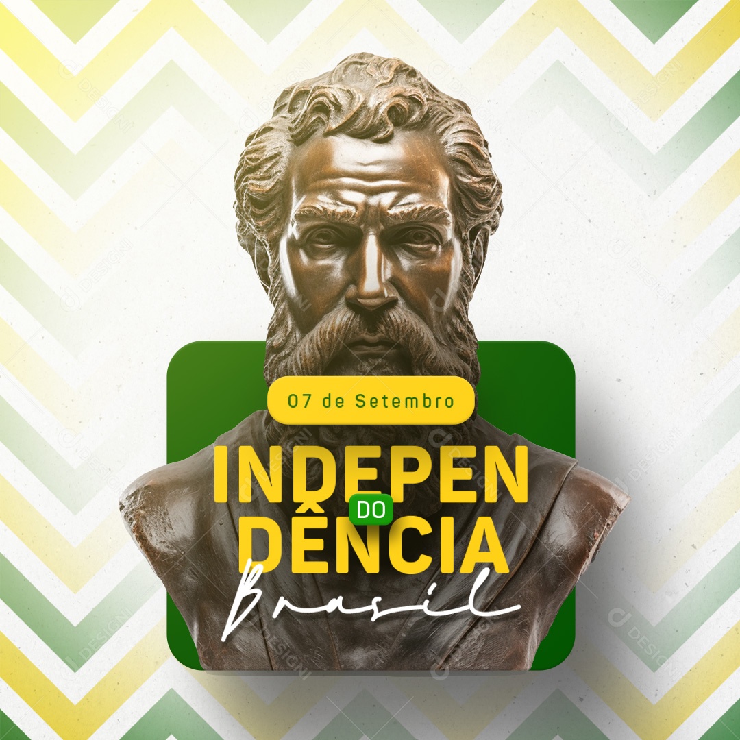 Dia Da Independência do Brasil 07 de Setembro Social Media PSD Editável
