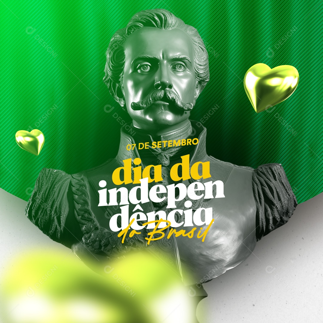 Social Media 07 Setembro Dia Da Independência do Brasil PSD Editável