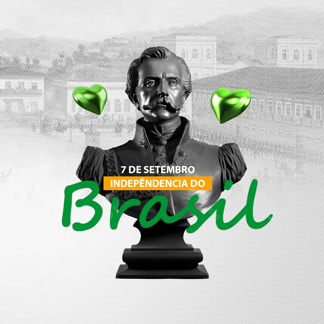 Dia Da Independência do Brasil 7 de Setembro Social Media PSD Editável