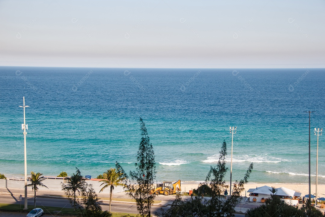 vista da Barra da Tijuca no Rio de Janeiro.