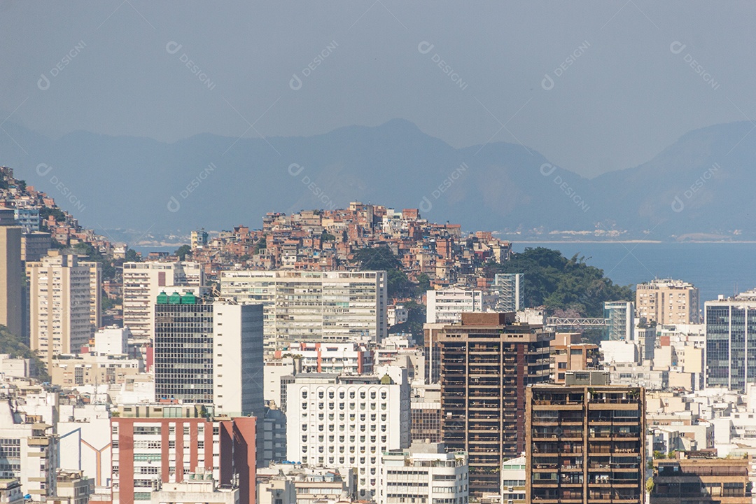 vista do bairro do Leblon, no Rio de Janeiro.