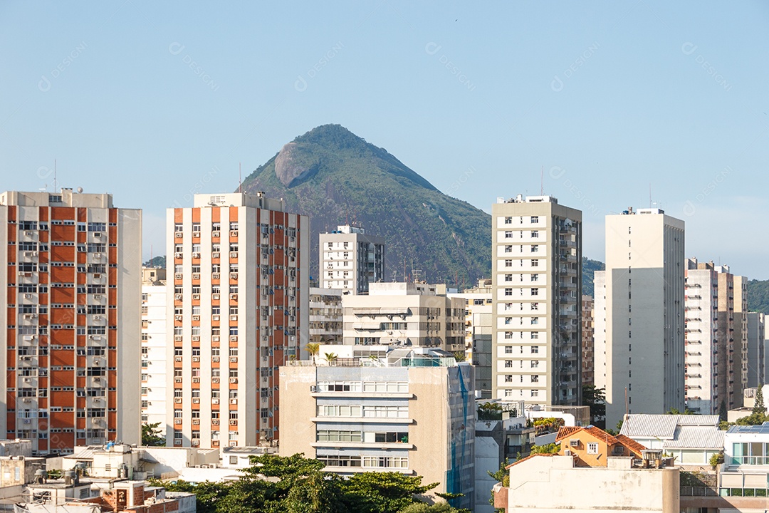 vista do bairro do Leblon, no Rio de Janeiro