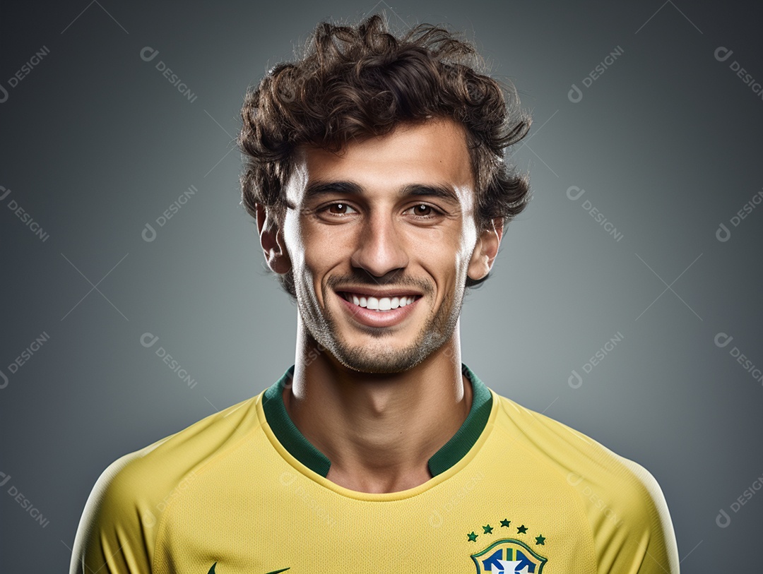 Homem comemorando Dia da Independência do Brasil