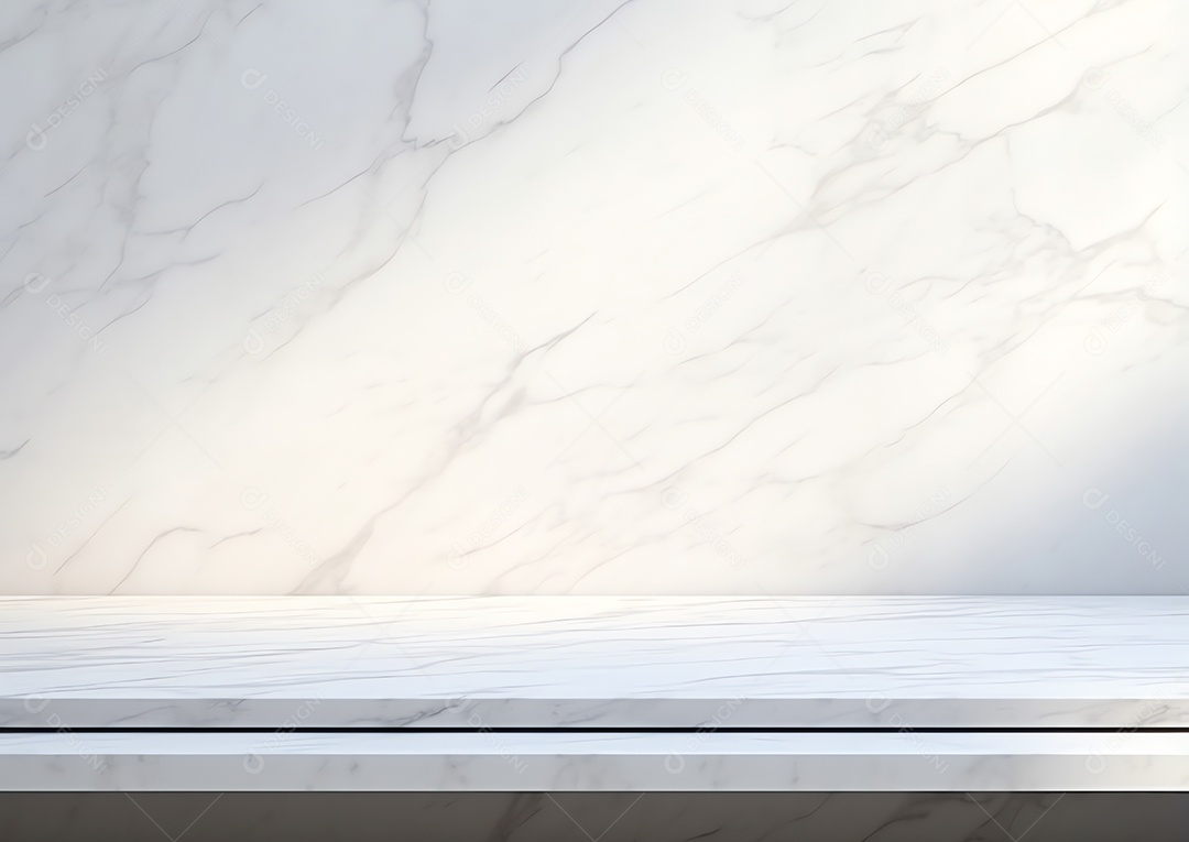 Fundo de mesa de mármore para fundo de exibição de produtos de cozinha, cenário de bancada de prateleira de mesa vazia