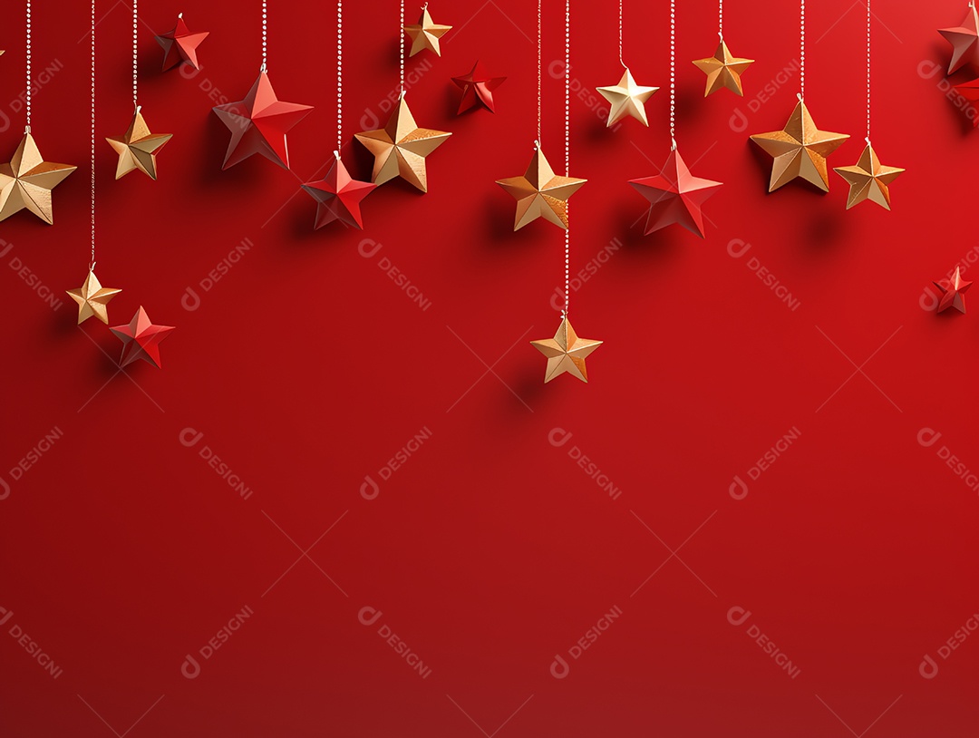 Enfeites de Natal e fundo estrela com férias de espaço de cópia e conceito de feliz ano novo