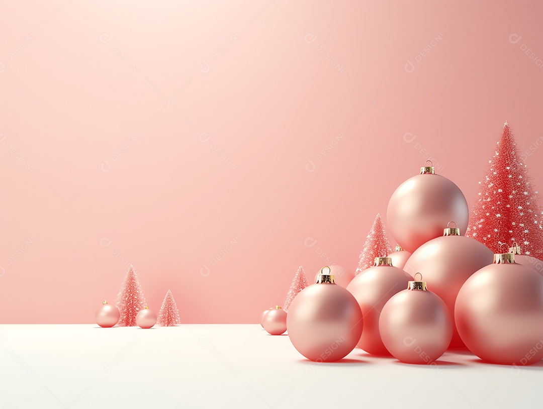 Enfeites de Natal e fundo estrela com férias de espaço de cópia e conceito de feliz ano novo