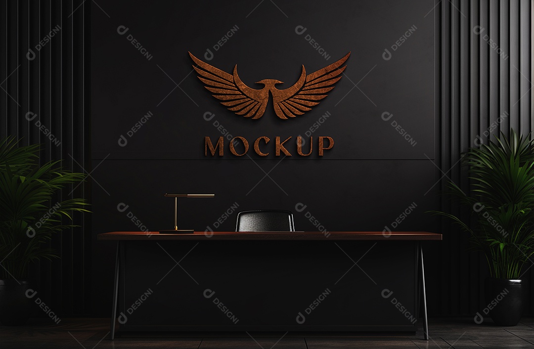 Modelo Mockup de Empresa PSD Editável