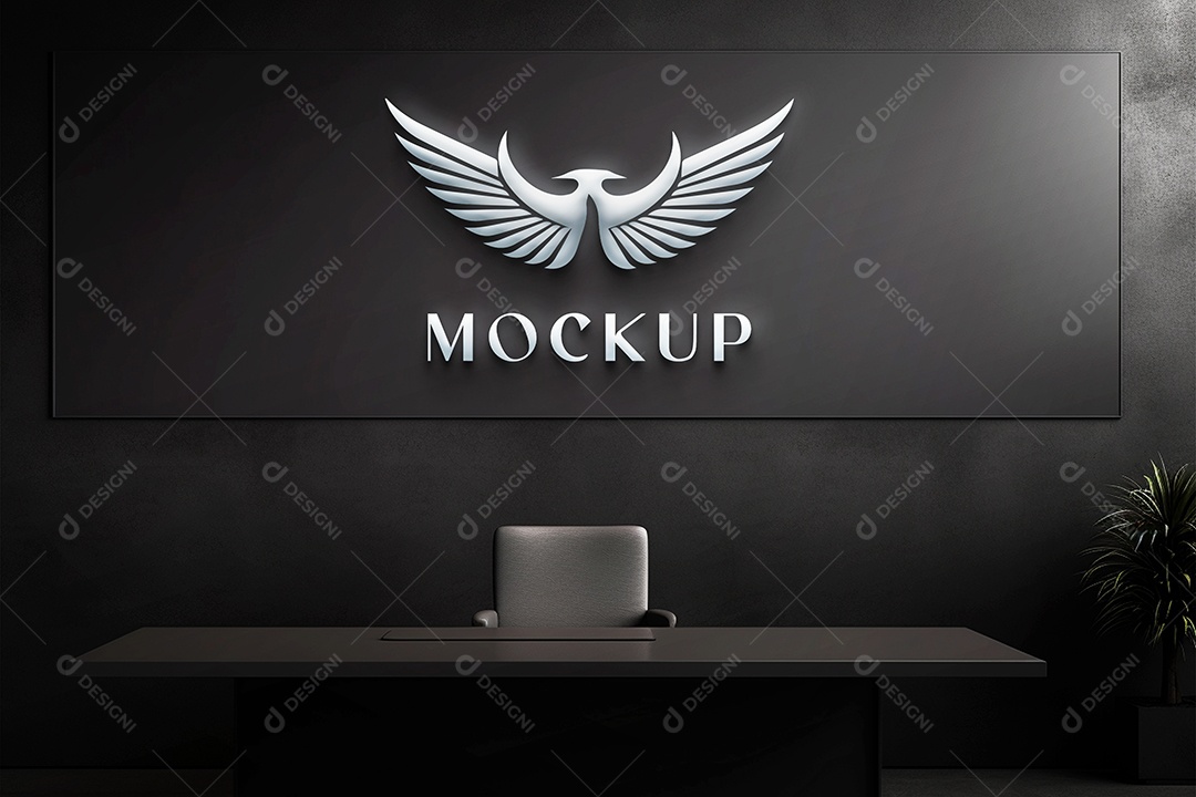 Modelo Mockup de Empresa PSD Editável