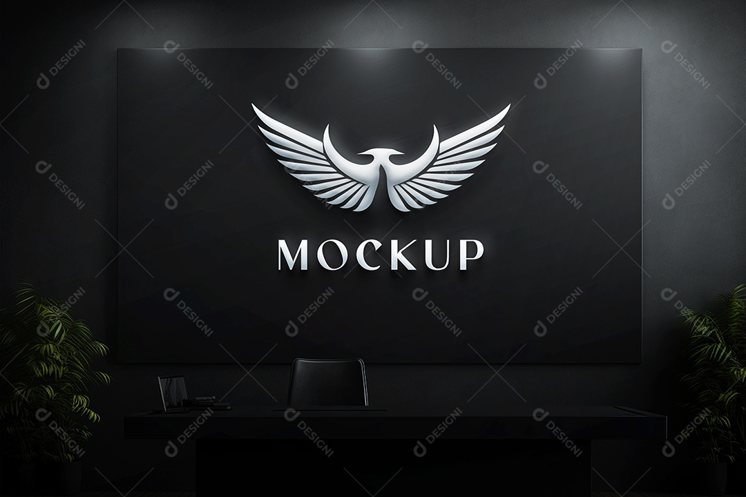 Modelo Mockup de Empresa PSD Editável