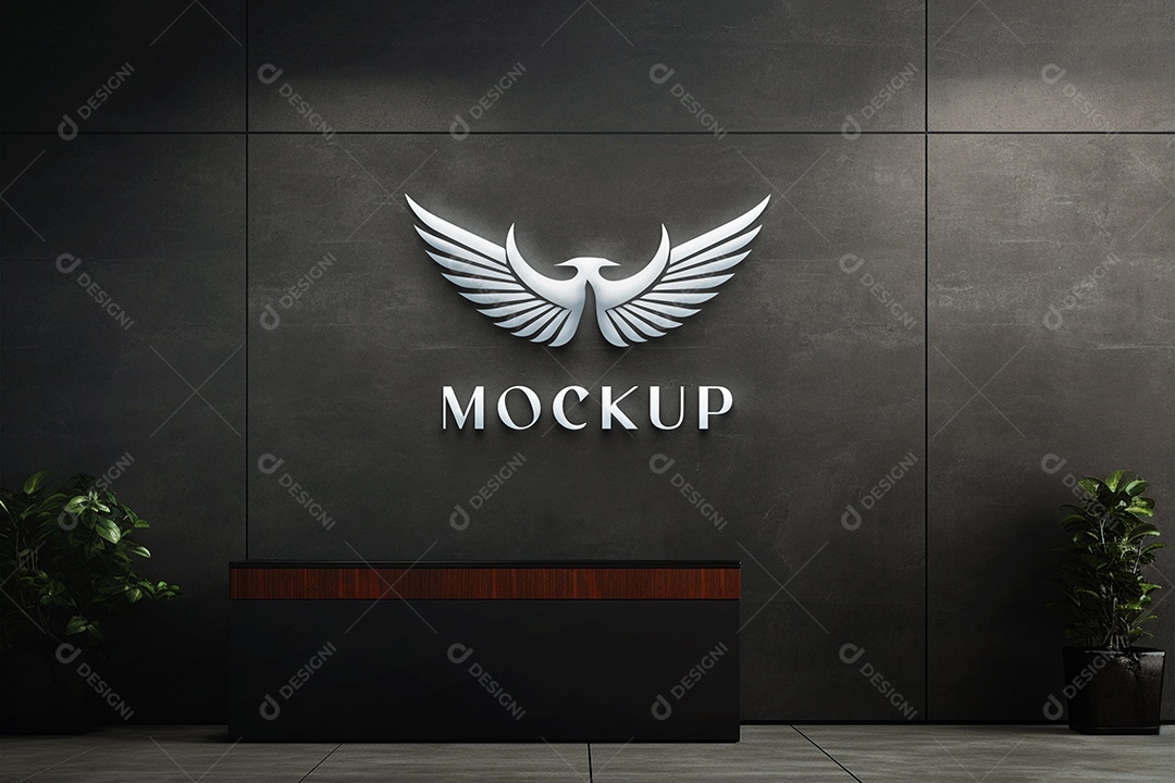 Modelo Mockup de Empresa PSD Editável