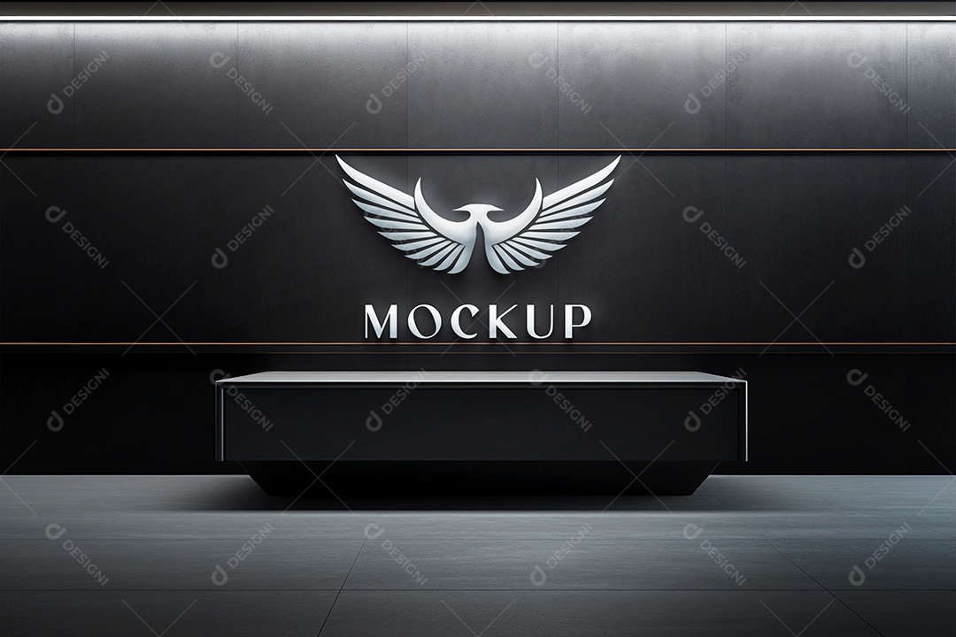 Modelo Mockup de Empresa PSD Editável