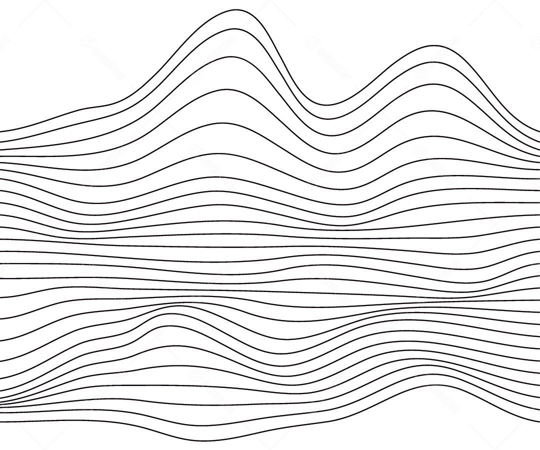 Linha de Textura de Paisagem Vetor EPS