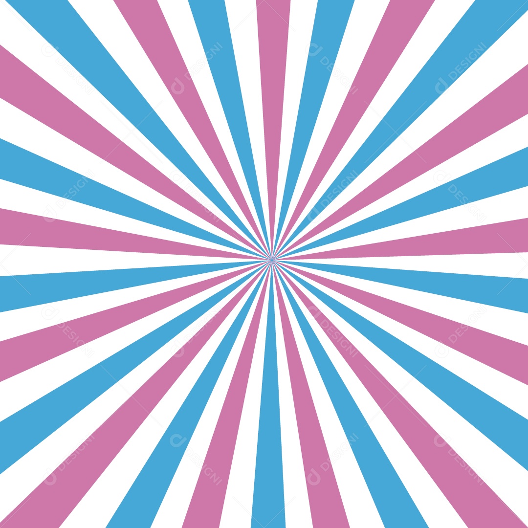 Background de Sunburst Colorido Vetor EPS