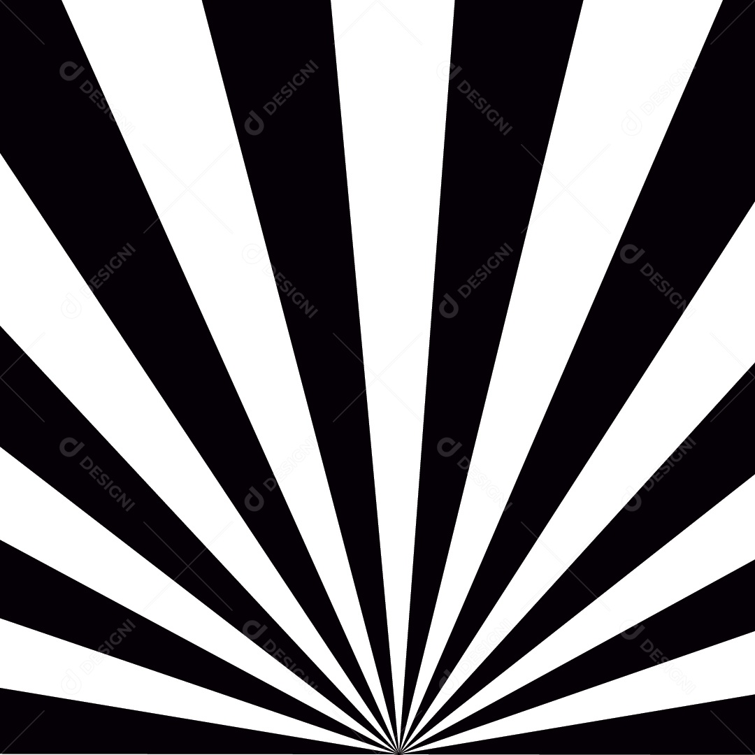 Background de Sunburst Preto e Branco Vetor EPS