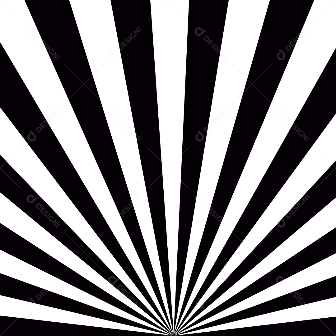 Background de Sunburst Preto e Branco Vetor EPS