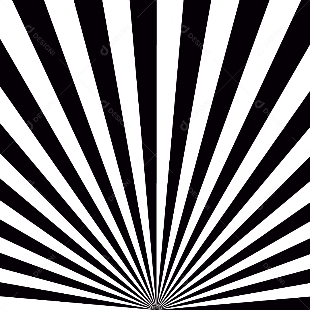 Background de Sunburst Preto e Branco Vetor EPS