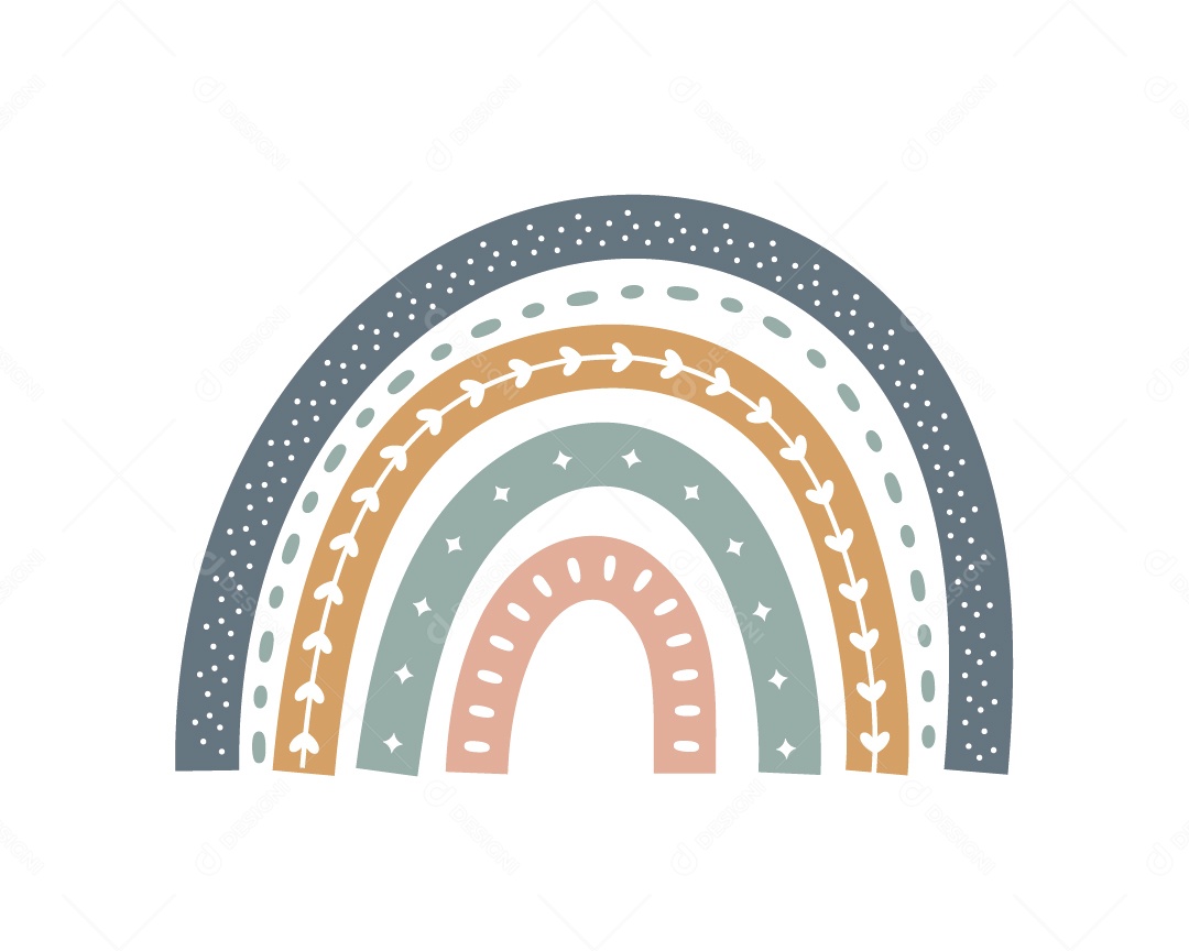 Arco Iris Ilustração Vetor EPS