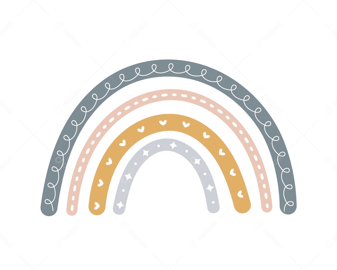 Arco Iris Ilustração Vetor EPS