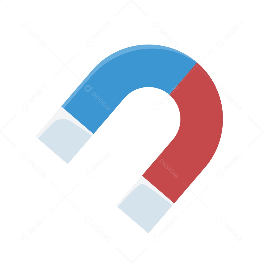 Ilustração de Imã Vetor EPS