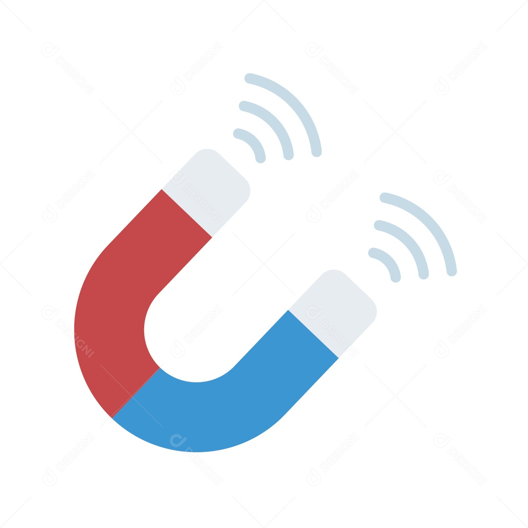 Ilustração de Imã Vetor EPS