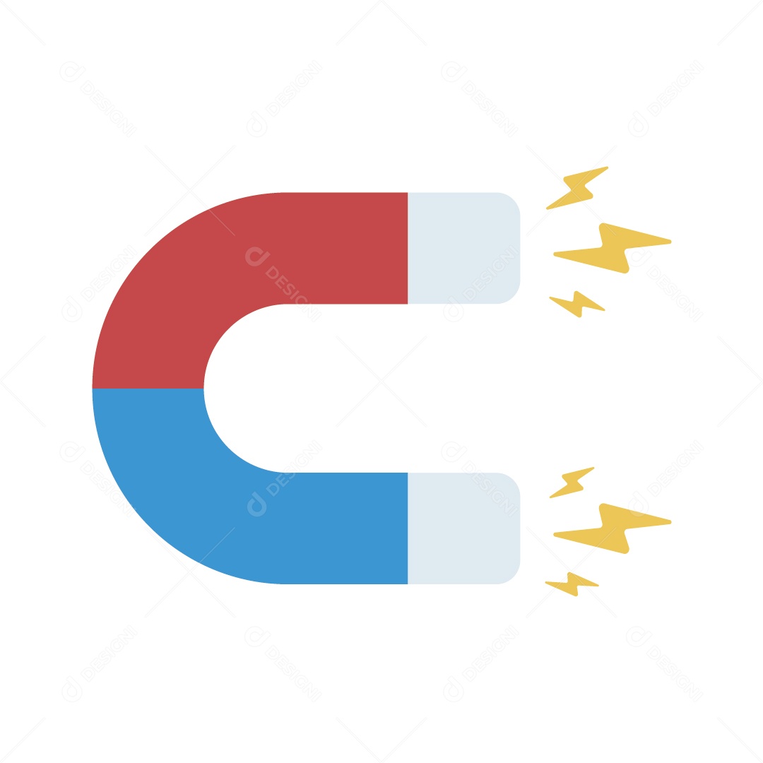 Ilustração de Imã Vetor EPS