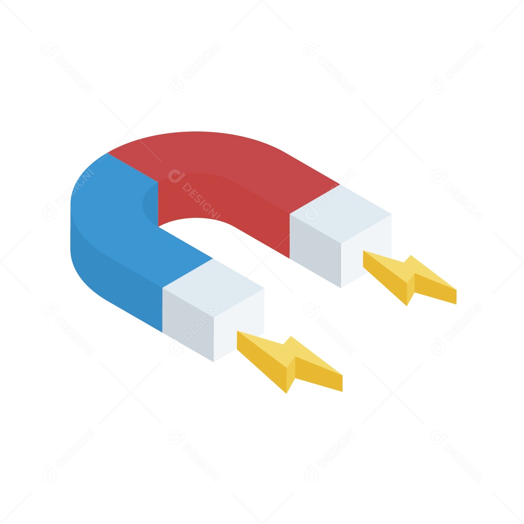 Ilustração de Imã Vetor EPS