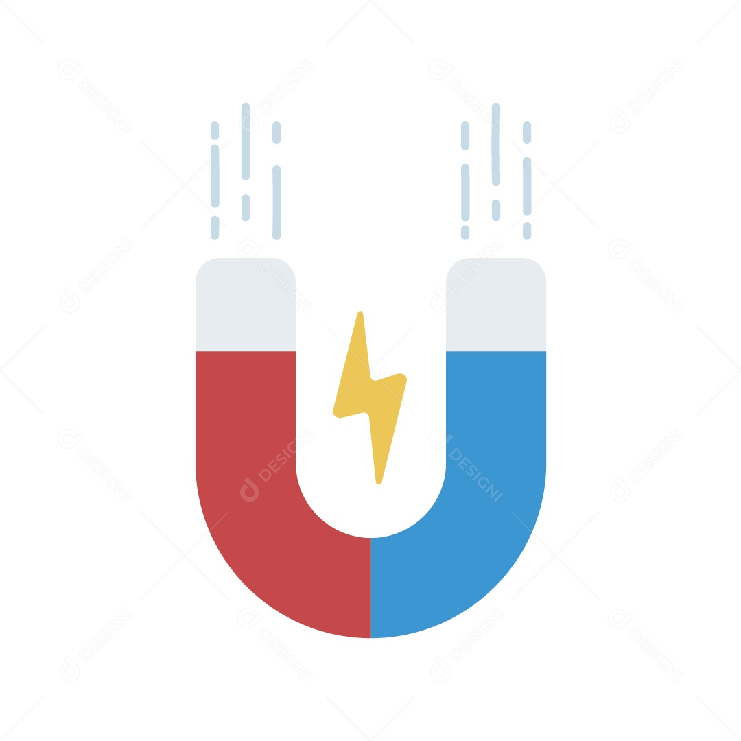 Ilustração de Imã Vetor EPS