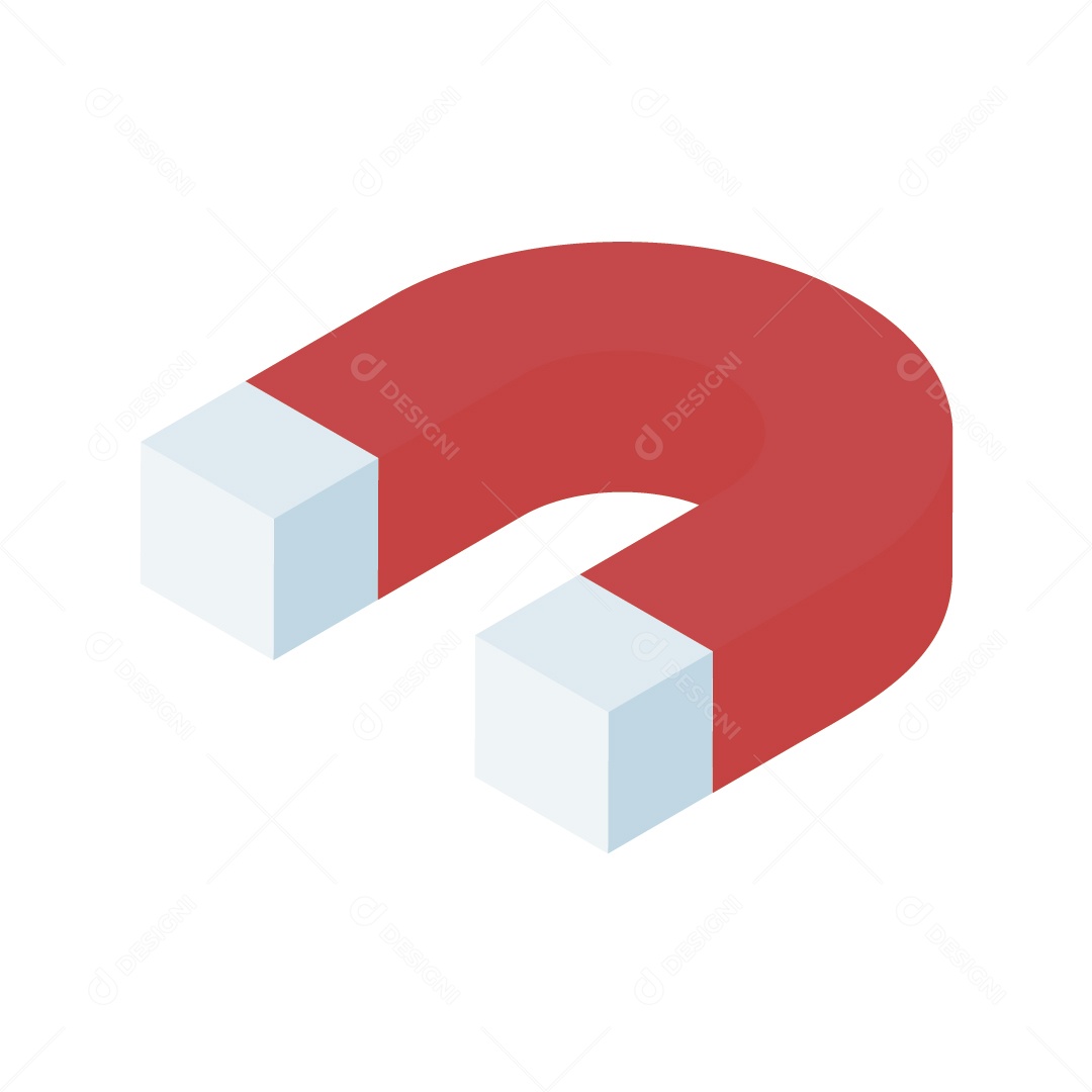 Ilustração de Imã Vetor EPS