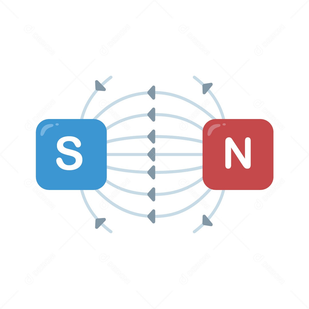 Ilustração de Imã Vetor EPS