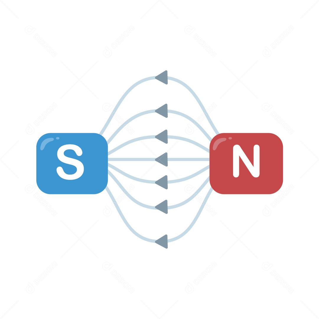 Ilustração de Imã Vetor EPS