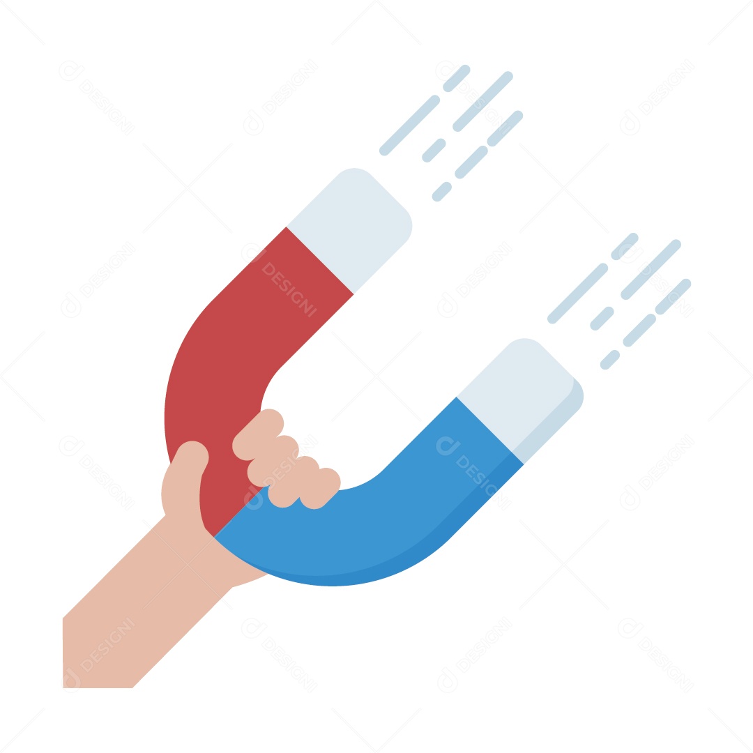 Ilustração de Imã Vetor EPS