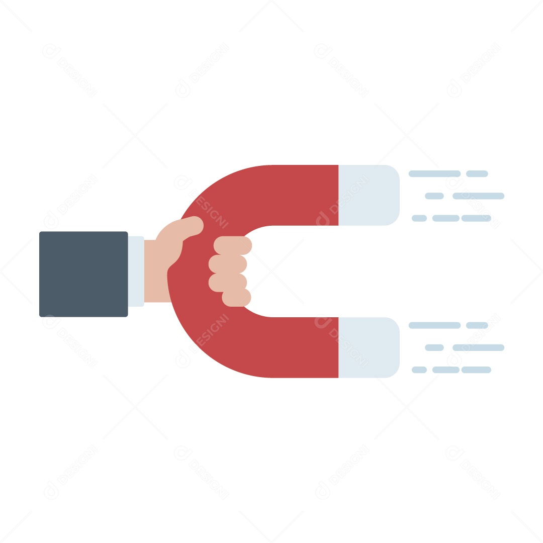 Ilustração de Imã Vetor EPS