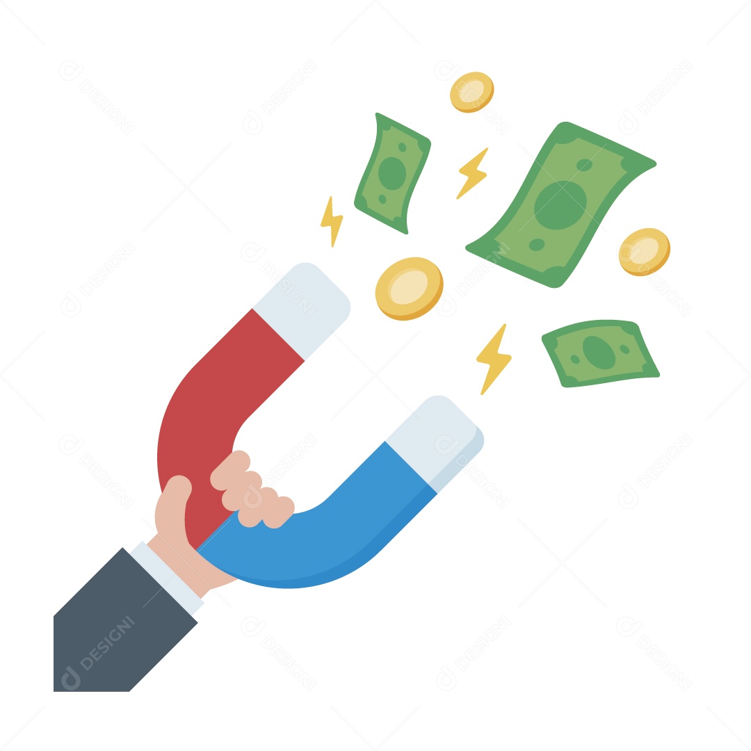 Ilustração de Imã Vetor EPS