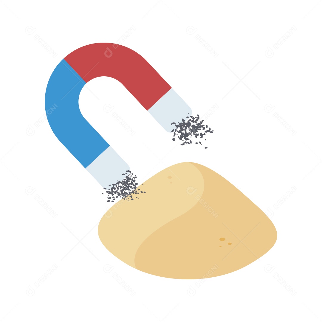 Ilustração de Imã Vetor EPS