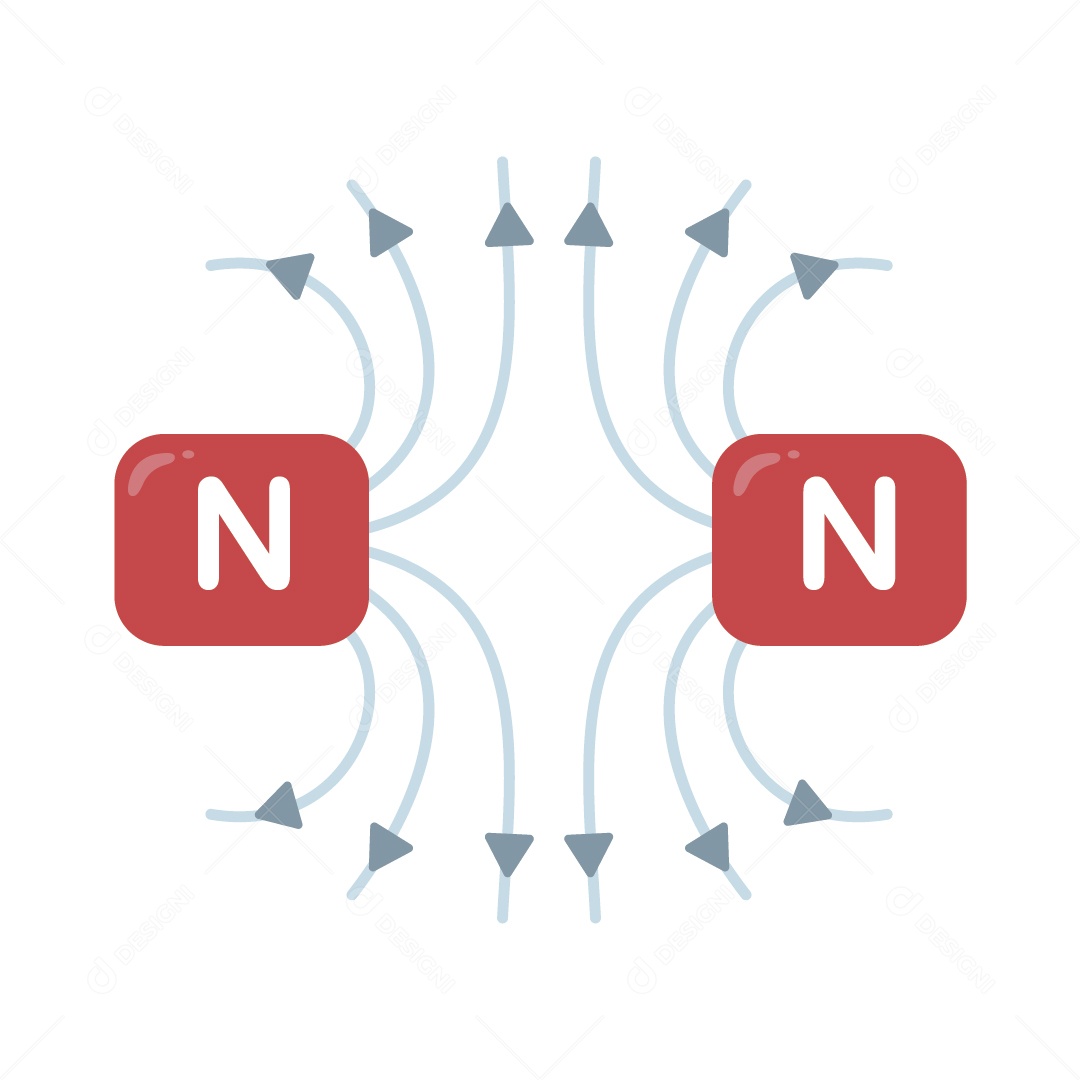 Ilustração de Magnetismo Vetor EPS