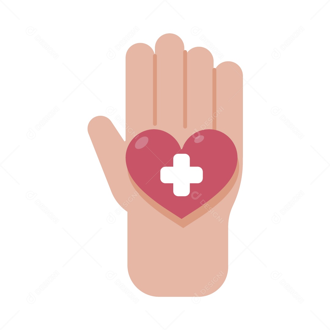 Ilustração de Solidariedade e Saúde Vetor EPS