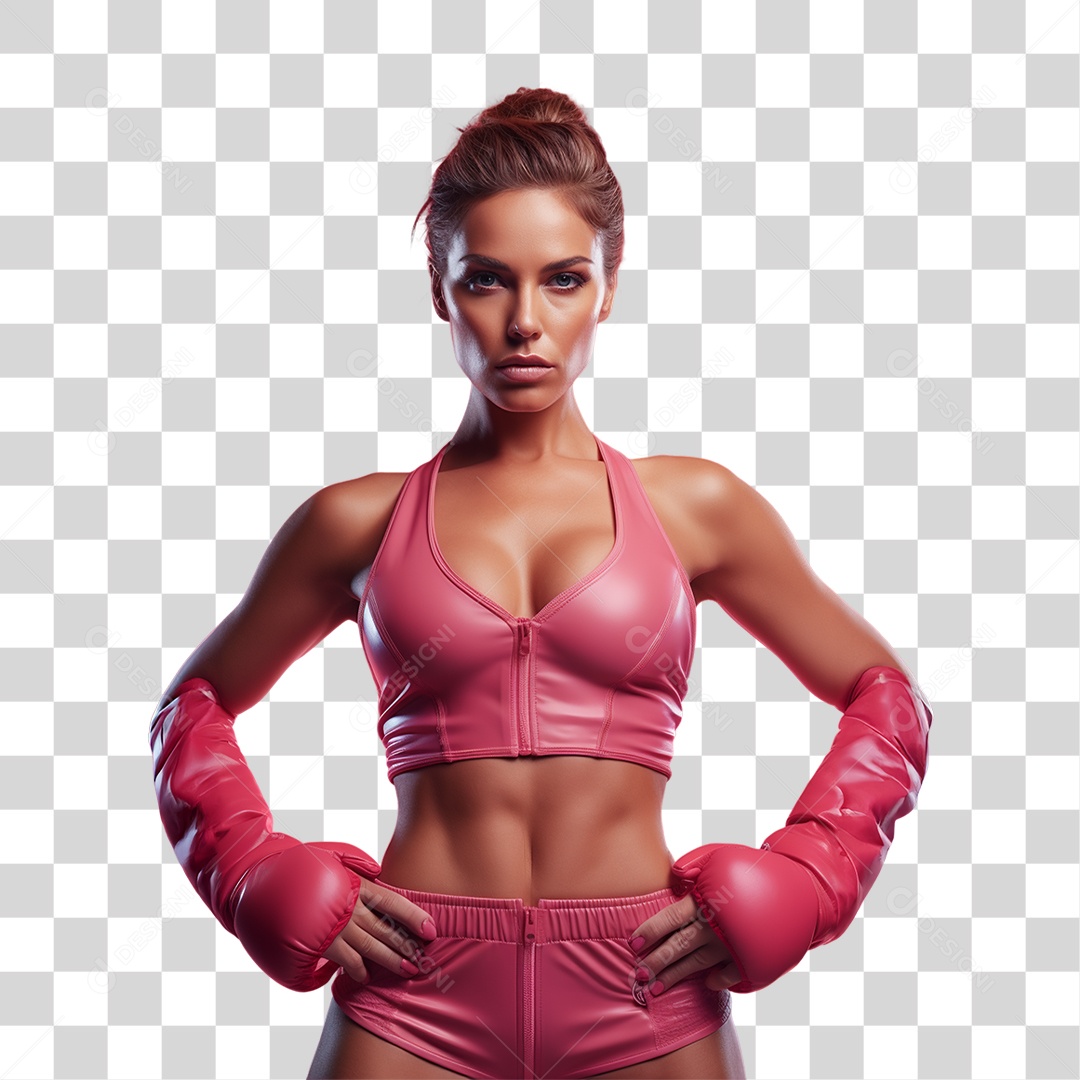 Conscientização do Outubro Rosa Mulher de Jaleco Doutora PNG Transparente